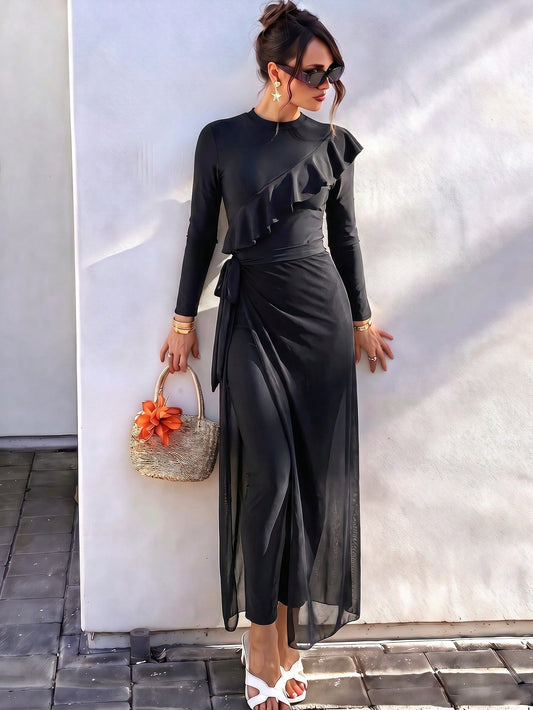 Burkini swimsuit 3pcs Top/pants/skirt