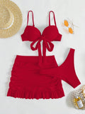 Bikini Red Color (3pcs)