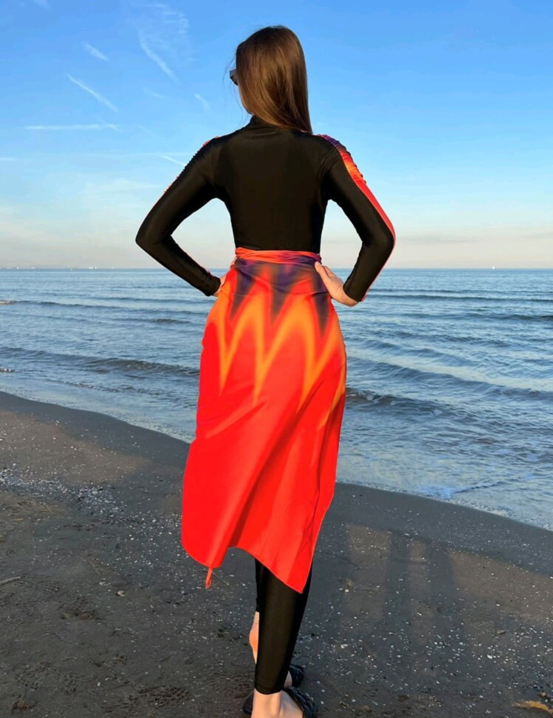 Burkini swimsuit top/pants/skirt (3pcs)