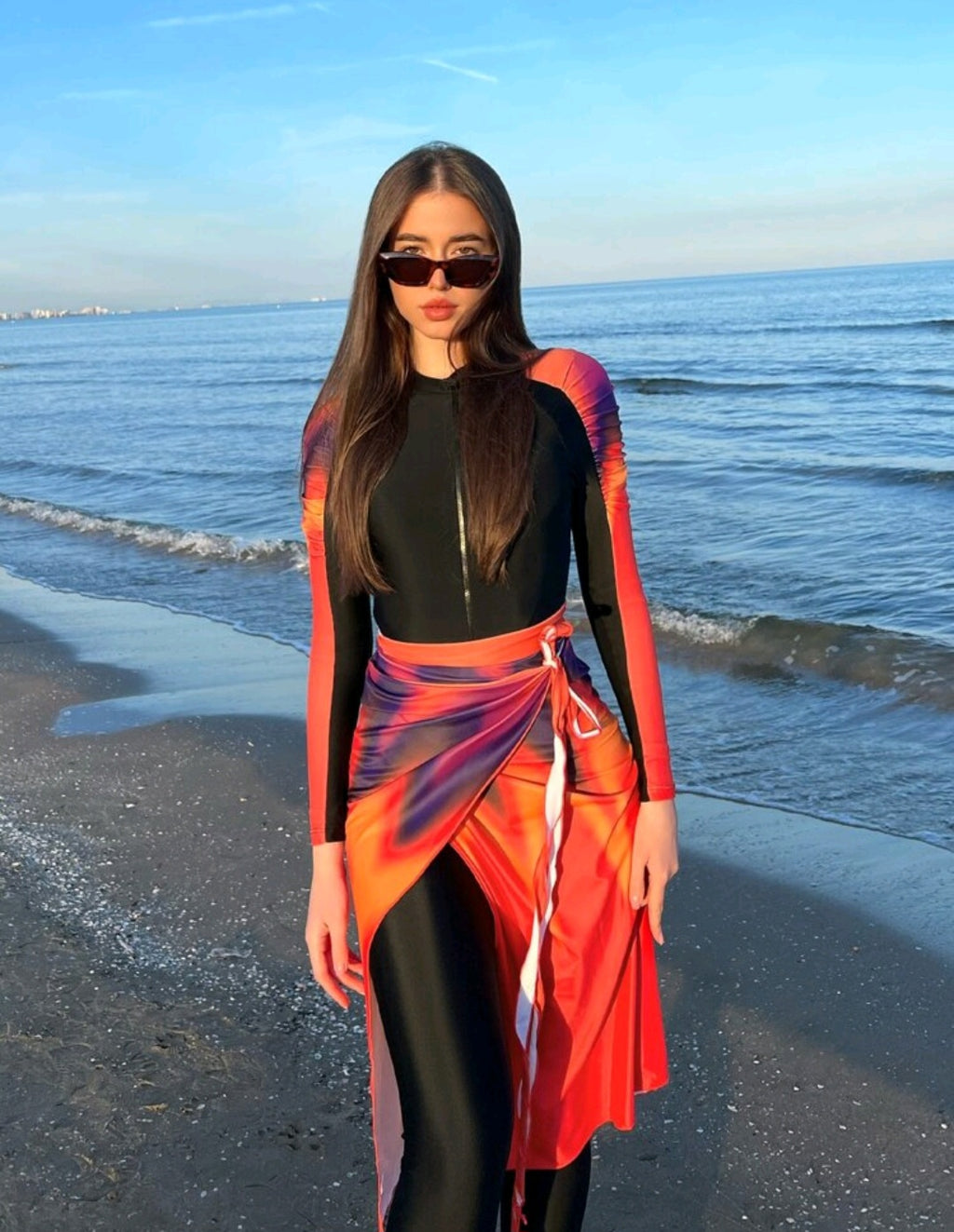Burkini swimsuit top/pants/skirt (3pcs)